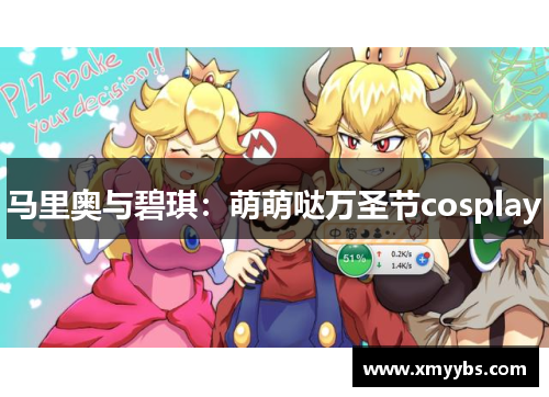 马里奥与碧琪：萌萌哒万圣节cosplay